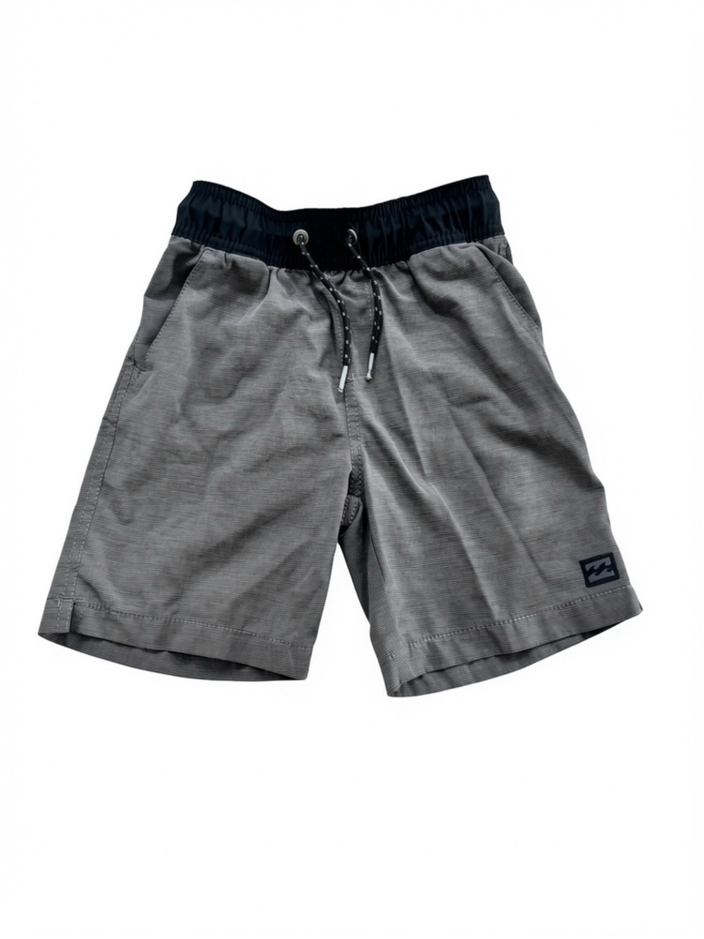 Billabong Gray and Black Kids' Swim/Board Shorts